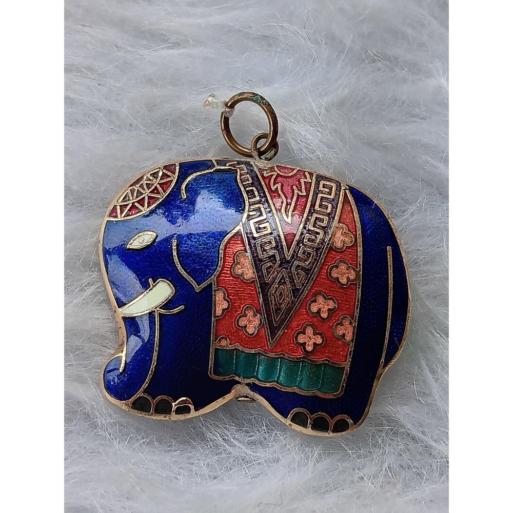 Vintage Cloisonne Elephant